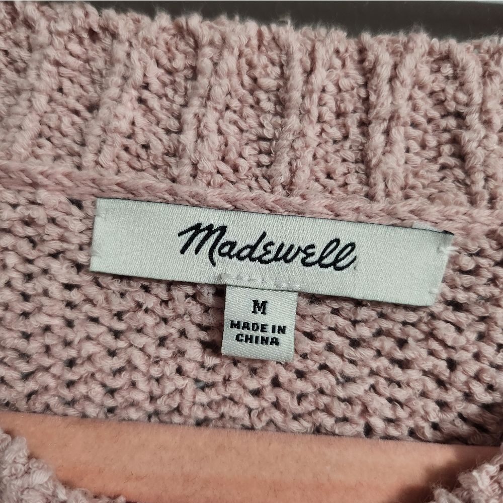 Madewell Montford Fringe Pullover Sweater Size M - Picture 2 of 4
